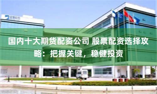 国内十大期货配资公司 股票配资选择攻略:把握关键,稳健投资